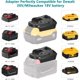 thumbnail image 2 of DM18M Adaptador de Batería para Herramientas Makita 18V Convertido para Batería Dewalt 20V y Batería Milwaukee M18 18V a Batería Makita 18V BL1830 BL1840 BL1850 con Puerto de Carga USB (Solo Adaptador Desnudo), 2 of 8