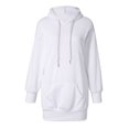 thumbnail image 4 of SUXIAN Womens Hoodies Fashion Solid Color Pullover Coat Long Sleeve Hoodie For Women XL, 4 of 5