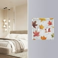 thumbnail image 4 of Yayeee Toggle Light Switch Wall Plate 2-Gang 4.56"x4.48" Decorative Outlet Cover, White Autumn Leaves, 4 of 7