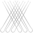 thumbnail image 6 of 6pcs Stainless Steel Skewers Convenient and Heavy-Duty U-Shaped Barbecue Sticks Forks for Meat and Chicken Wings Metal Skewers for Grilling, 6 of 8