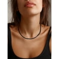 thumbnail image 3 of ChainsProMax Black Snake Choker Necklace Women 12 inch+9cm Chic Dainty Choker Chain Layered Necklace, 3 of 8