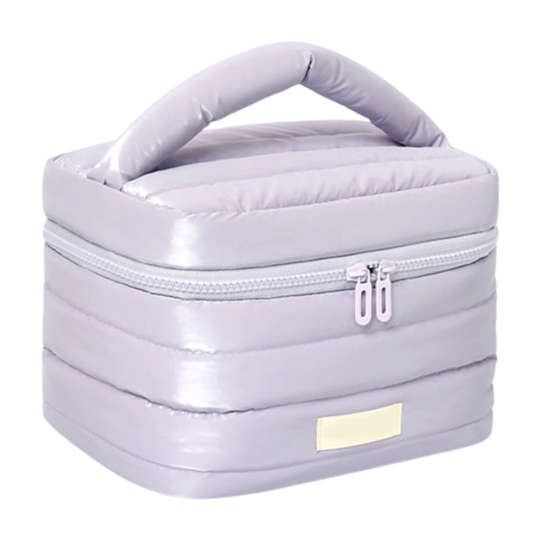 habe mini travel makeup bag The Beauty in Petal Haven Bag Co end beauty connoisseur Cosmetic Pouch With Gold Accent