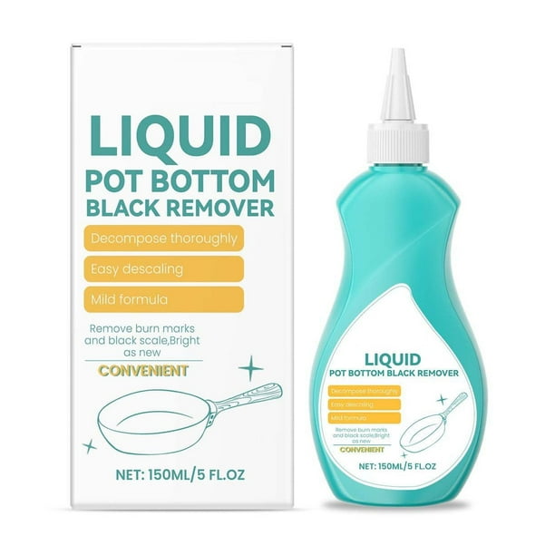 Limpiador en gel mágico para ollas y sartenes, limpiador de acero inoxidable, gel limpiador para fondos de ollas y sartenes, limpiador en gel para fondos de utensilios de cocina (147 ml)