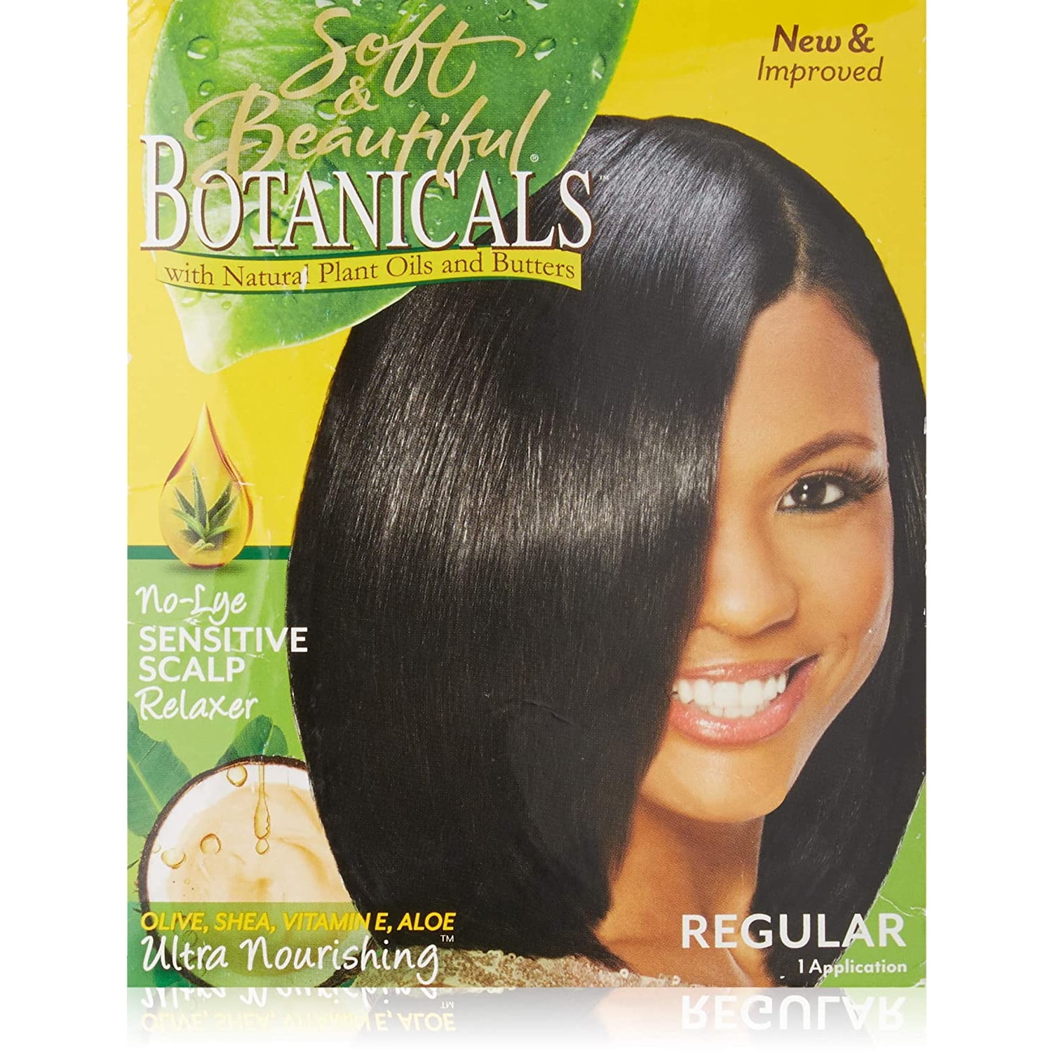Soft Beautiful Botanicals Relaxer Kit Regular Pack Of 6 Walmart Com
