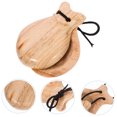 thumbnail image 3 of 1 Paire de Castagnettes Castagnettes pour Petits Doigts Rythme Instruments de Musique en Bois, 3 of 5