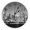 E24, variant on Night Panorama City Chicago Wall Clocks Home Decoration Silent Round Wall Watches for Home Living Room Kitchen Wall Decor（10 Inch）