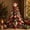 D, variant on Vintage Americana Quilted Christmas Tree DIY Kit, Complete Fabric Patchwork Craft Supplies, Make Your Own Tabletop Xmas Ornament, Nice Holiday Present for Adult Craft Lovers