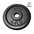 thumbnail image 2 of Disco de Peso Athletic Works 2 Kg Negro WMW-200-2KG, 2 of 4