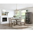 thumbnail image 5 of Home Square 5-Piece Set with Dining Table and 4 Dining Chairs in Brown, 5 of 17