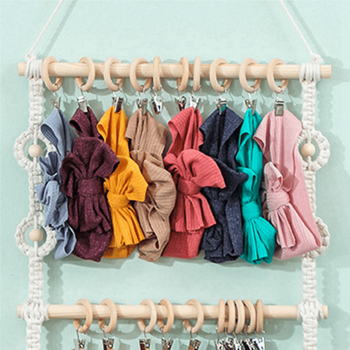 2X Headband Holder Hair Bows Organizer for Hair Accessories Organizer Headband Wall Hanging Decor for , Baby