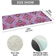 thumbnail image 3 of GZHJMY Purple Magic Eyes Bathroom Rugs Floor Mats Non-Slip Soft Absorbent Microfibers Plush Bath Rugs for Bath Kitchen Shower Floor, 39x20 Inch Carpet Runner, 3 of 7