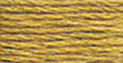 DMC Pearl Cotton Skein Size 3 16.4yd-Dark Yellow Beige