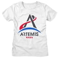 thumbnail image 1 of T-Shirt Blanc pour Femme avec Logo du Programme NASA Artemis TG, 1 of 2