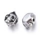 thumbnail image 2 of Halloween 304 Stainless Steel Beads Skull Head Antique Silver 13x10.5x9mm Hole: 2mm, 2 of 2