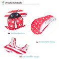 thumbnail image 6 of GYRATEDREAM Kids Toddler Girls Swimsuit Swimming Costume One-Piece Bathing Suit 1-2T - Ladybug, 6 of 8