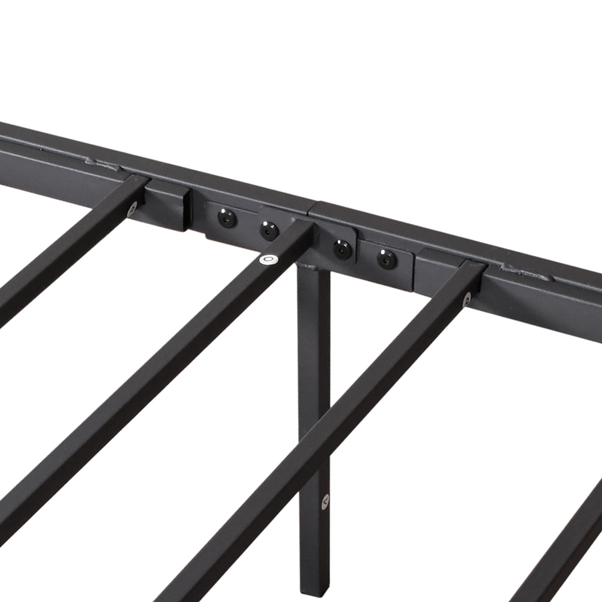 Lowestbest Vintage Style Bed Frame, Platform Metal Bed, Foundation Headboard Footboard Heavy Duty Steel Slabs, Full Black Lowestbest Vintage Style Bed Frame, Platform Metal Bed, Foundation Headboard Footboard Heavy Duty Steel Slabs, Full Black