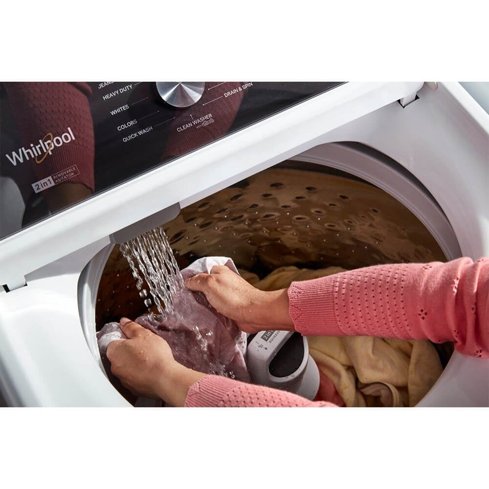 Whirlpool WTW5057LW 4.7 4.8 Cu. ft. Top Load Washer w/ Removable Agitator