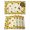 Green Yellow, variant on Sunflower Placemats Set of 12, Farm Botanical Floral Retro Bee Placemats for Dining Table, Place Mats for Kitchen Tabletop, Waterproof Wipeable Dining Table Mats Set