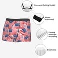 thumbnail image 3 of Pofeuu America Flags Print Men’s Boxer Briefs, Moisture-Wicking Underwear, Regular,Trunk-Medium, 3 of 5