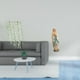 thumbnail image 2 of Elegante Vinilo Decorativo De Pared Con Hojas Verdes Y Figura De La Virgen María. Ideal Para Baño, Dormitorio, Oficina O Coche., 2 of 8