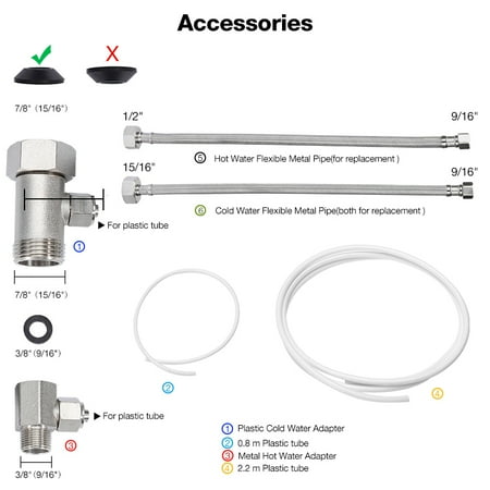 bidet water toilet electric non cold nozzle dual attachment pressure livingbasics gza adjustable mechanical