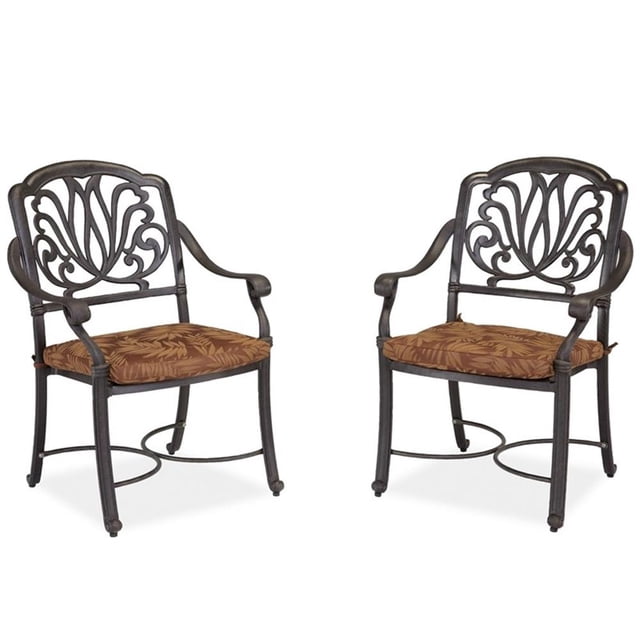 Bowery Hill Ensemble de Chaises d'Extérieur en Aluminium Gris Côtier