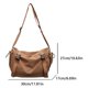thumbnail image 2 of Hombro para Mujeres Cuerpo Cruzado Elegante Bolsillo Bolsillo Múltiple (café), 2 of 9
