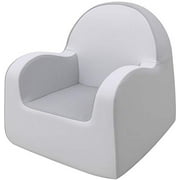 Baby Care Leather Kids Sofa (Grey) | High-end Quality Toddler Chair and Kids Couch for Boys and Girls | Waterproof, Ergonomic, Easy to Clean, No Glue Used
