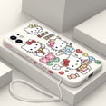 thumbnail image 2 of Sanrio funda de teléfono con Gato bonito para Samsung, carcasa de Hello Kitty para A81, A53, A50, A12, A22S, A52, A52S, A51, A72, A71, A32, A22, A20, A30, A21S, A02S, A11, 4G, 5G Fivean LED, 2 of 2