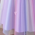 thumbnail image 6 of Tiijoy Big Girls Rainbow Tutu Maxi Dress Birthday Party Princess Dress, Sizes 7-8, 6 of 8