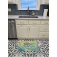 thumbnail image 3 of Carolines Treasures BB7345RUG Raccoon Bathing Watercolor Machine Washable Memory Foam Mat, 3 of 4