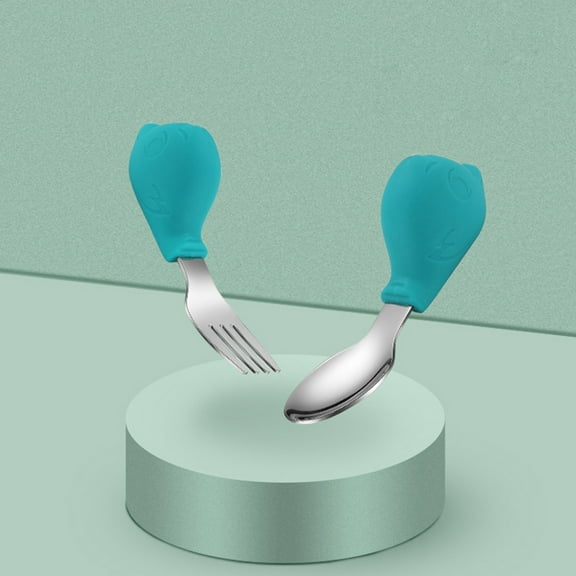 GOOHOCHY Baby Tableware Set 1 Set Silicone with .5 x 1.1 Inches