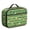 Football and Silhouette, variant on Football and Silhouette Green Pattern Insulated Lunch Bag Teens,Bento School Lunch Bag for Teens for Work,Picnic or Travel 10.6x7.7x4.3 Inches,12 Can Capacity
