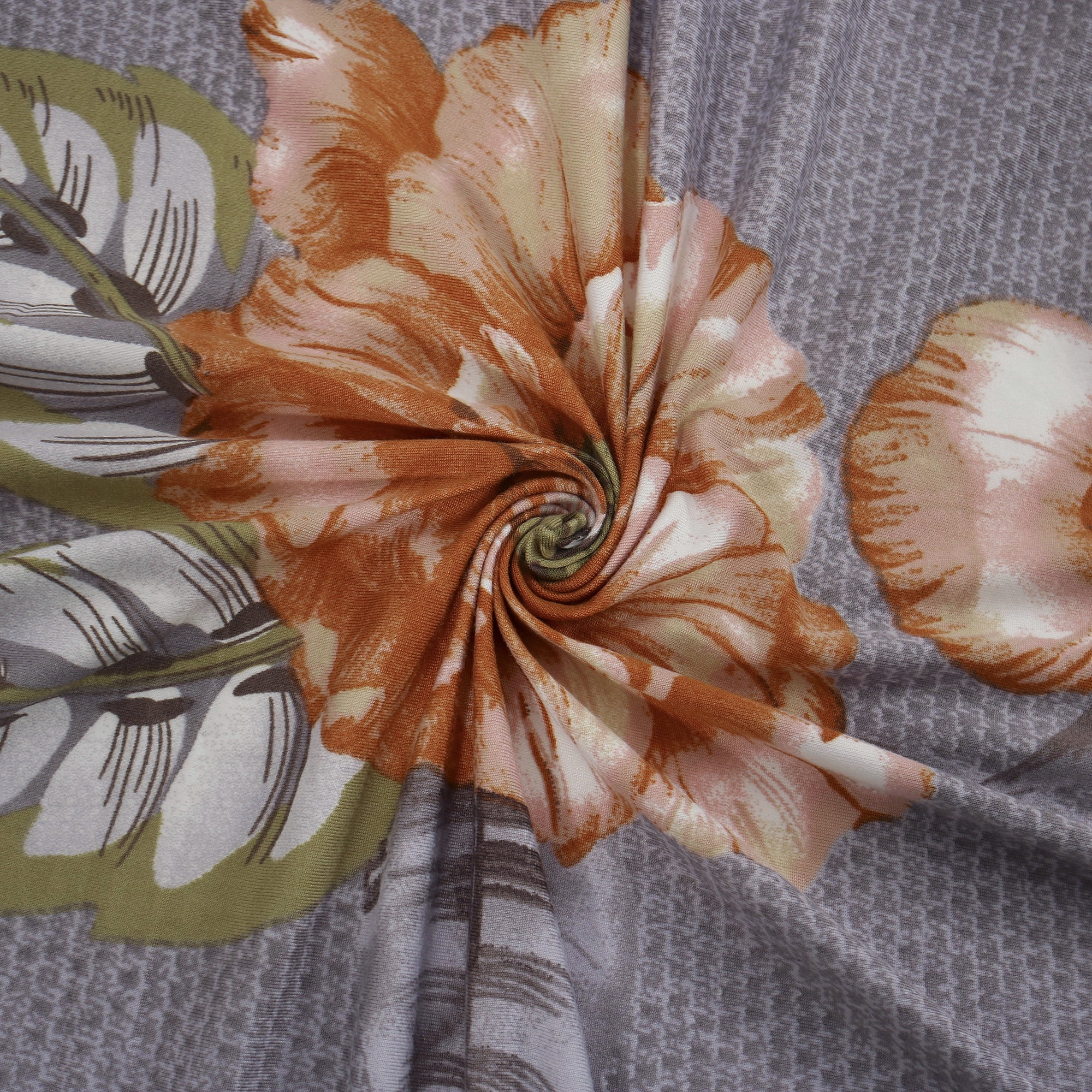PiccoCasa Stretch Sofa Slipcover Floral Print Washable Couch Cover, Large, #F