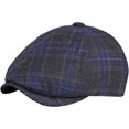 thumbnail image 7 of CoCopeaunts Beret Hats for Men 6 Panels Octagonal Newsboy Cap Retro Plaid Artist Painter Beret Hat Ivy Cap Autumn Winter Hat, 7 of 7