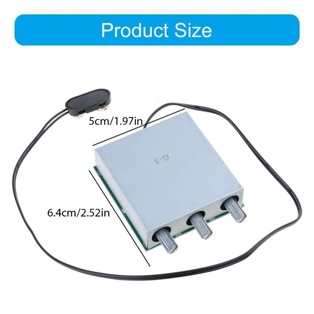 CEORPER Guitar Pickup Equalizer Guitar Piezo Transducer Pickup Guitar Equalizer Pickup