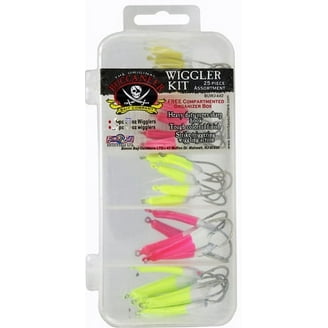 Leurres Pêche Glace Leurres Leland Lures Slab Magnets - 2 Packs (16 Pièces Au Total) - Couleur Chartreuse Pour Pêche Sur Glace Lot Leurres Pêche Glace