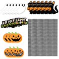 thumbnail image 2 of Imountek 25Pcs Halloween Party Striped Decorative Straws, Disposable Paper Straw Decor Halloween Party Supplies, 2 of 9