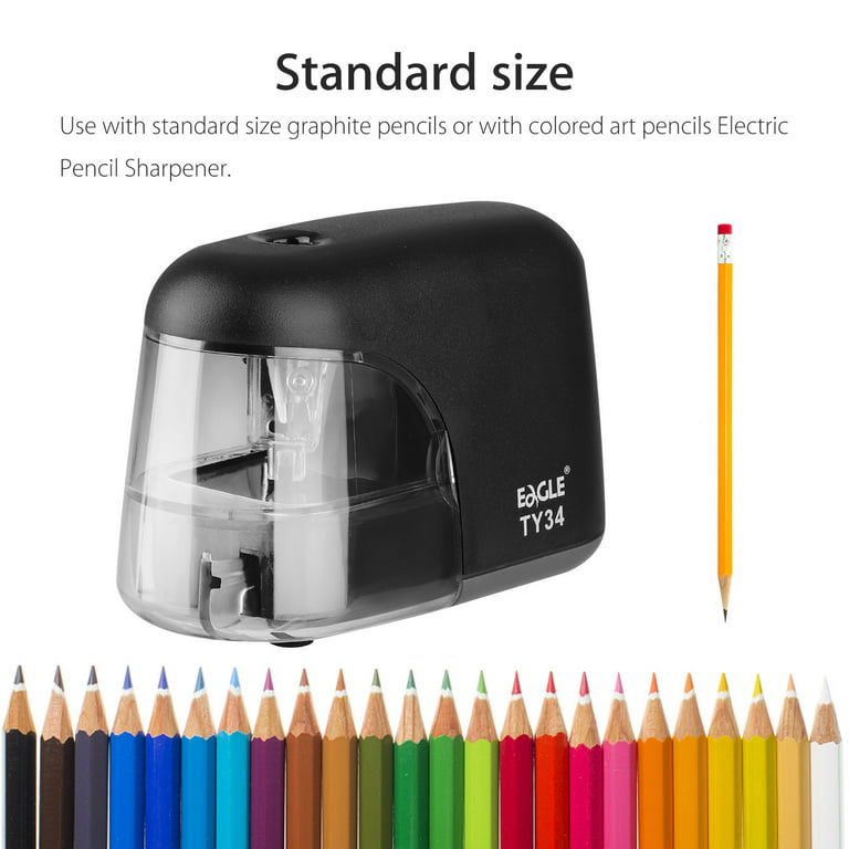 Electric Pencil Sharpener For Artists Kids Adults Colored Pencils School  Supplies