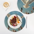 thumbnail image 4 of BZSMCE Mats for Pots,Pans Place Seagull Flying on Sky Pattern Simple Style Pattern Pot Mats, 4 of 6