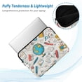 thumbnail image 2 of FORMRS 13-13.3 inch Laptop Sleeve Case Soft Carrying Quilted Computer Bag Cover, Colorful School, 2 of 7