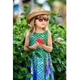 thumbnail image 3 of Youmei Girls Dress Kids Sleeveless Mermaid Birthday Sundress for 4-13 Years, 3 of 7