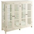 thumbnail image 1 of Coaster Armoire d'Appoint en Bois à 4 Portes Blanche, 1 of 2