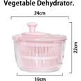 thumbnail image 3 of Ensalada Spinner Secador de frutas y verduras Diseño de secado rápido Sin Bpa Secar y escurrir lechugas y verduras, 3 of 6