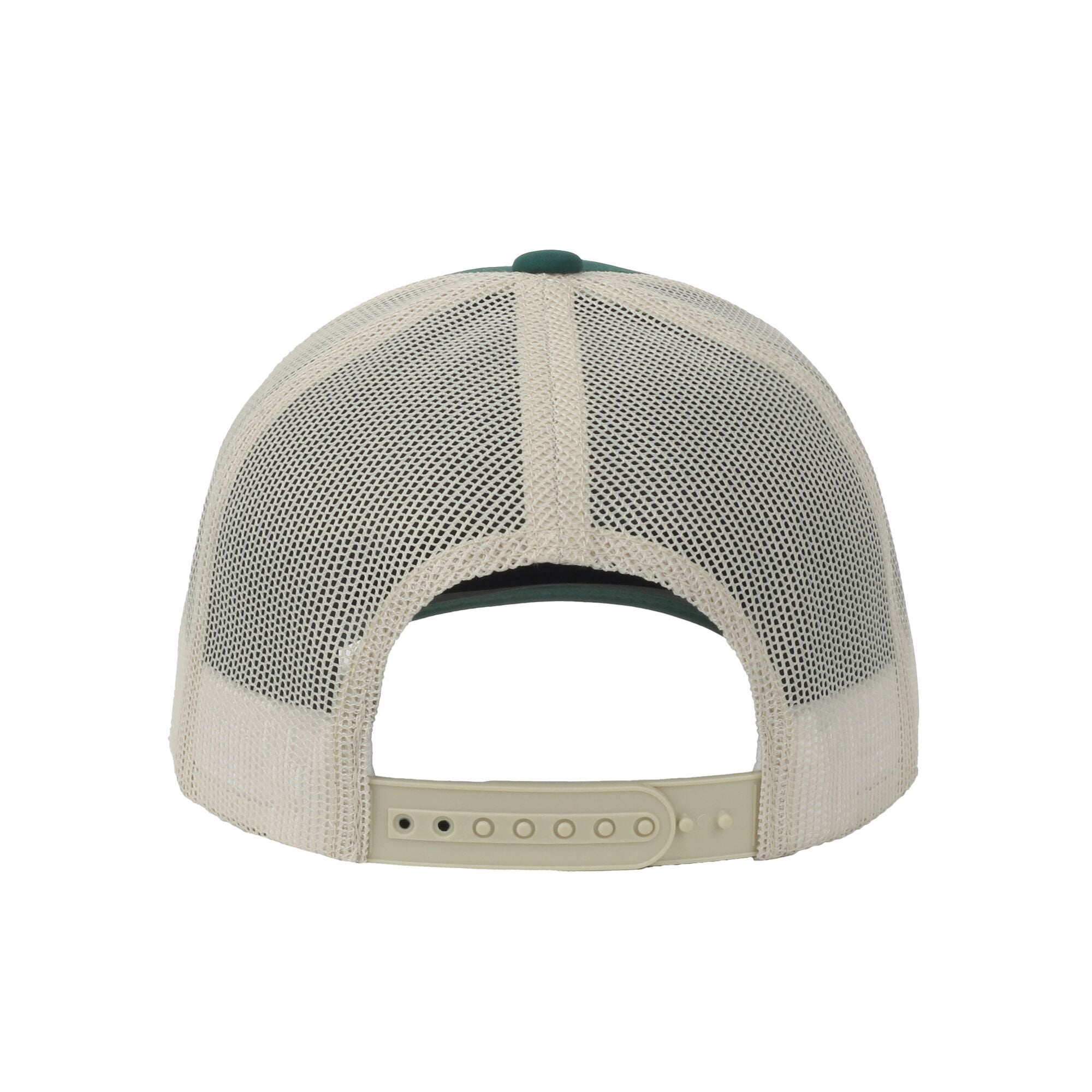 Green/Putty Trout 5-Panel Fishing Cap – Structured, Embroidered, Snapback, One Size