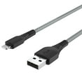 thumbnail image 3 of Câble tressé Lightning vers USB-A de 1,8 m/6 pi de Onn., 3 of 4