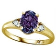 thumbnail image 2 of Star K � Oval 8x6 Simulated Alexandrite Love Promise Ring, 2 of 9