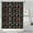 Multicolor Controllers Games, variant on Retro Consoles Games Icons Black Pattern Shower Curtain 36"x72" ,Bathroom Decorative Shower Curtains Set with 12 Hooks,Modern Waterproof Washable Shower Curtain