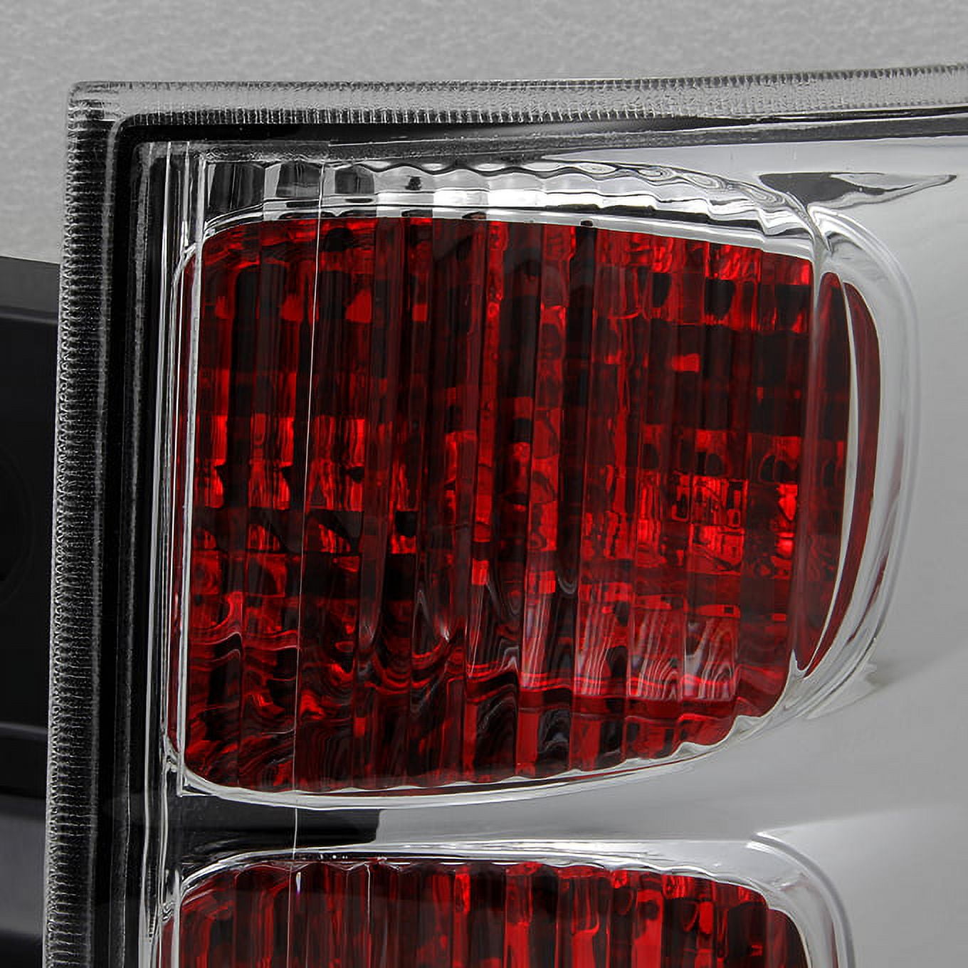 AKKON - For Chevy Equinox SUV Rear Red Clear Tail Light Tail Lamp Brake Lamp Driver Left Side Replacement