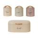 thumbnail image 2 of Juego de 4 vasos para azúcar, café y té, vasos de cocina de metal, versátiles y elegantes, para de despensa y encimera., 2 of 9